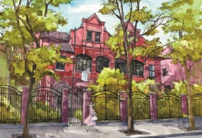 奉贤路西王小区 以英国安妮女王时期建筑风格为特征的花园公寓里弄住宅